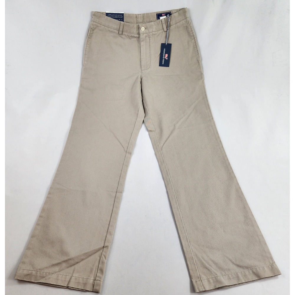 Vineyard Vines Club Pant Mens 32x32 Khaki Beige Classic Fit Chino 1P1000-250-322